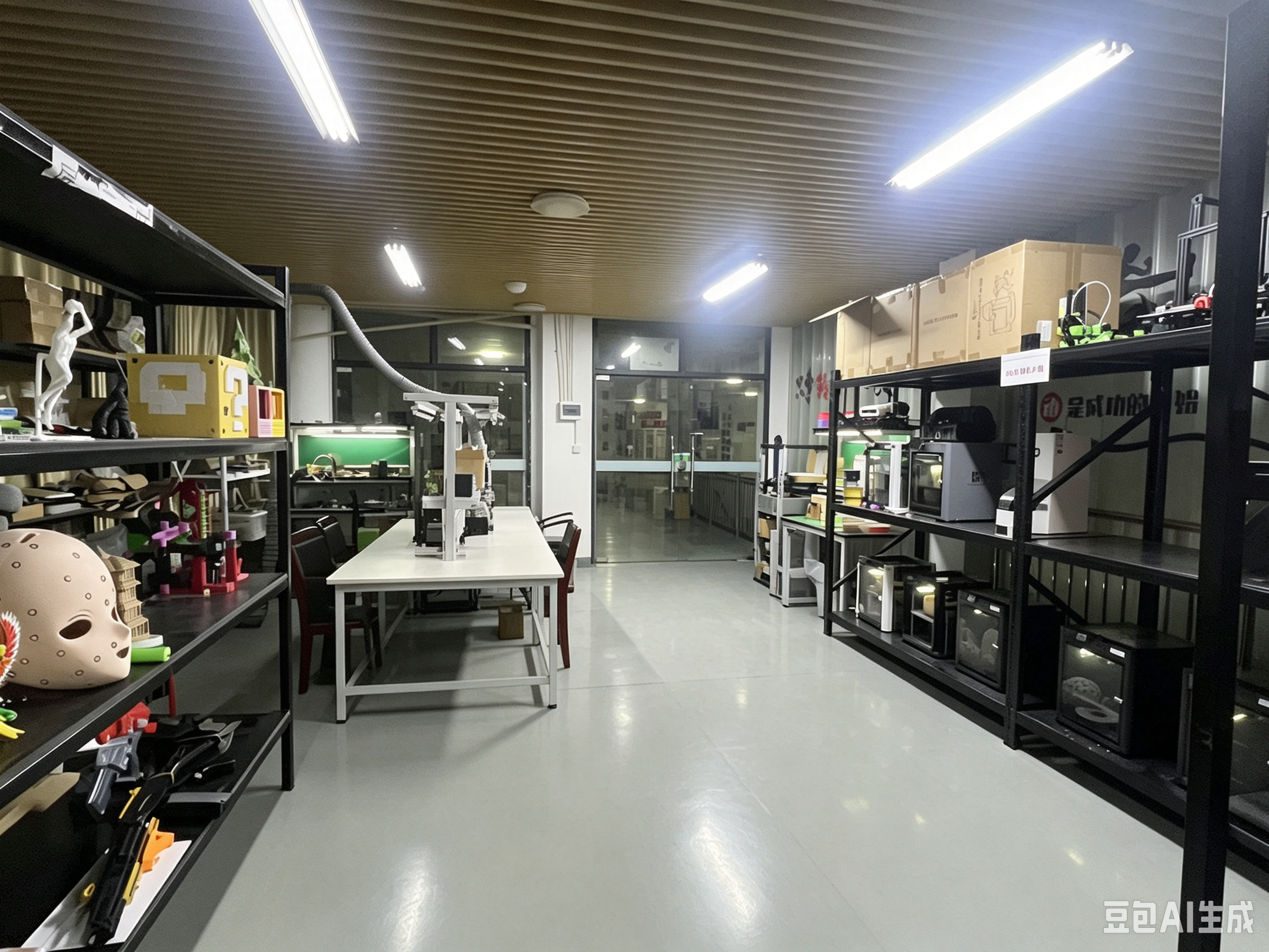 电械模科技3D打印工作场地